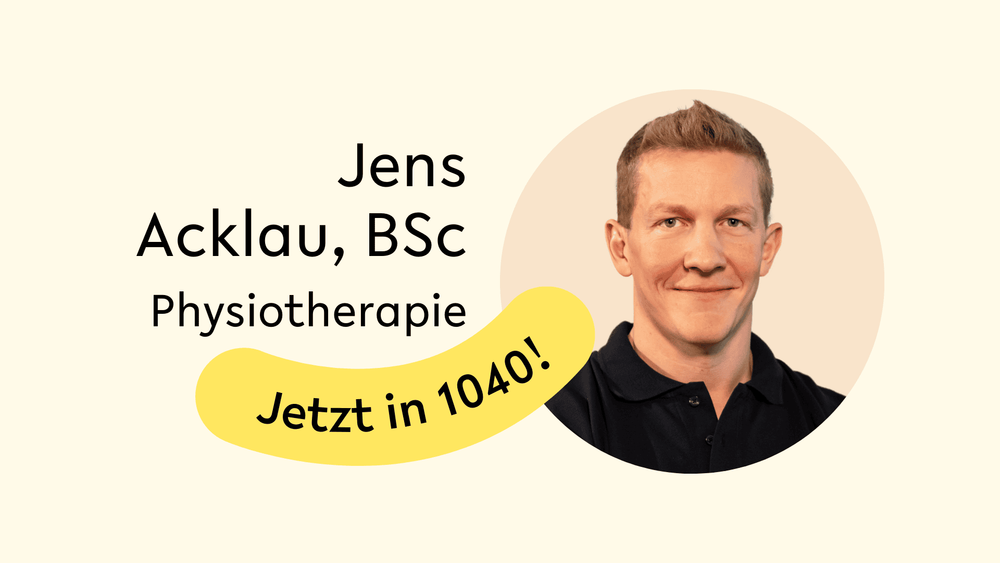 Neu: Jens Acklau Physiotherapie in 1040 Wien